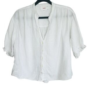Xirena Alyss Top Blouse Womens Small Boho Coastal Beachy Minimalist Resort USA